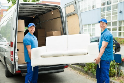 Complaint form and moving service checklist on a desk