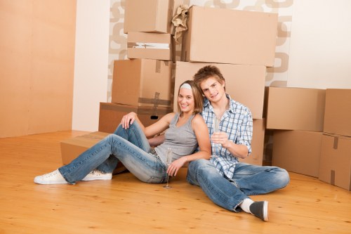 Local man and van helping with boxes and furniture collection