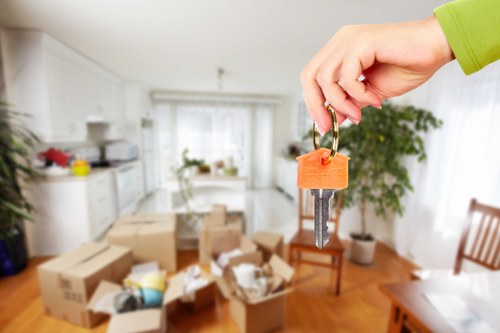 Local packing materials suitable for flats and period homes