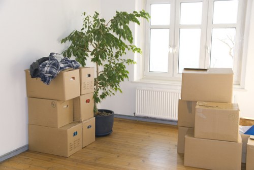 Packing and furniture protection for a flat move in Notting Hill