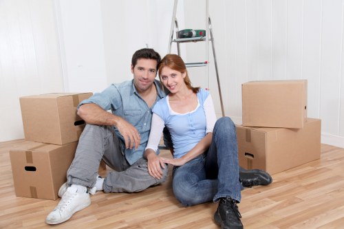 Local moving team helping with a student flat relocation in Notting Hill